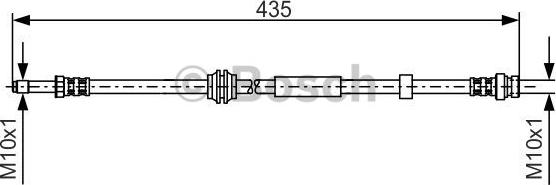 BOSCH 1 987 481 023 - Jarruletku inparts.fi