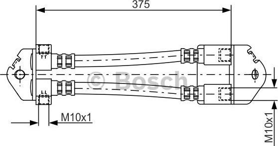 BOSCH 1 987 481 072 - Jarruletku inparts.fi