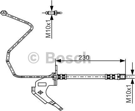 BOSCH 1 987 481 162 - Jarruletku inparts.fi