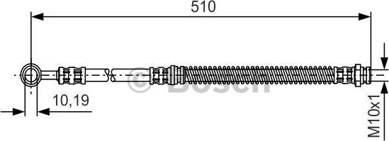 BOSCH 1 987 481 110 - Jarruletku inparts.fi