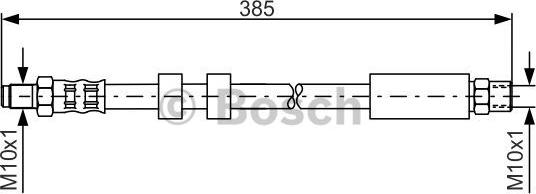 BOSCH 1 987 481 117 - Jarruletku inparts.fi