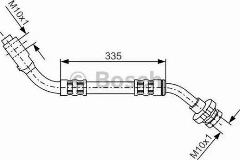 BOSCH 1 987 481 122 - Jarruletku inparts.fi