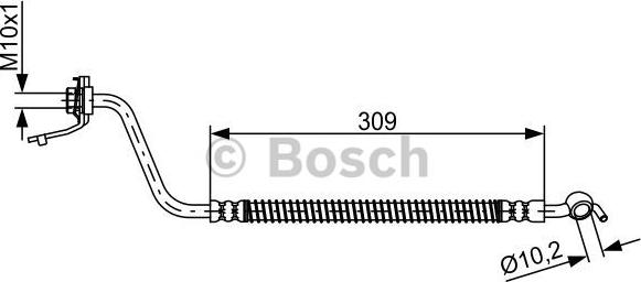 BOSCH 1 987 481 877 - Jarruletku inparts.fi