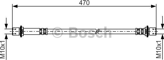 BOSCH 1 987 481 349 - Jarruletku inparts.fi