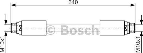 BOSCH 1 987 481 301 - Jarruletku inparts.fi