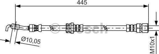 BOSCH 1 987 481 386 - Jarruletku inparts.fi