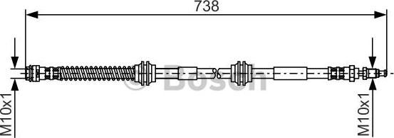 BOSCH 1 987 481 370 - Jarruletku inparts.fi