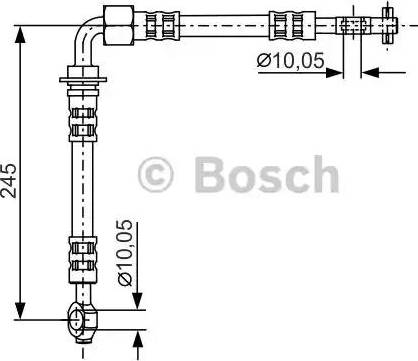 BOSCH 1 987 481 282 - Jarruletku inparts.fi