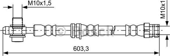 BOSCH 1 987 481 742 - Jarruletku inparts.fi