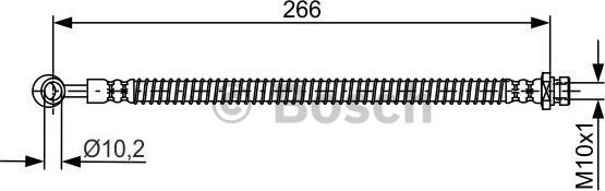 BOSCH 1 987 481 755 - Jarruletku inparts.fi