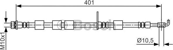 BOSCH 1 987 481 701 - Jarruletku inparts.fi