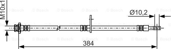 BOSCH 1 987 481 A54 - Jarruletku inparts.fi