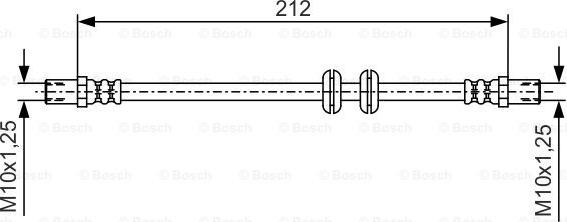 BOSCH 1 987 481 A51 - Jarruletku inparts.fi