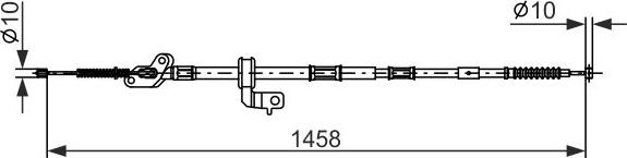 BOSCH 1 987 482 904 - Vaijeri, seisontajarru inparts.fi