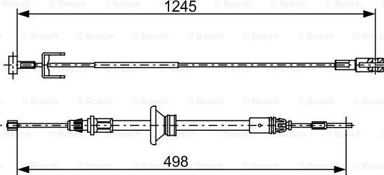 BOSCH 1 987 482 524 - Vaijeri, seisontajarru inparts.fi