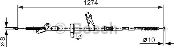 BOSCH 1 987 482 367 - Vaijeri, seisontajarru inparts.fi