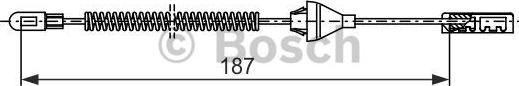 BOSCH 1 987 482 382 - Vaijeri, seisontajarru inparts.fi