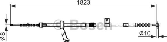 BOSCH 1 987 482 295 - Vaijeri, seisontajarru inparts.fi