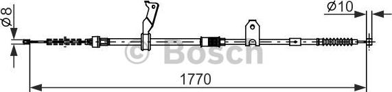 BOSCH 1 987 482 298 - Vaijeri, seisontajarru inparts.fi