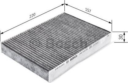 BOSCH 1 987 435 548 - Suodatin, sisäilma inparts.fi