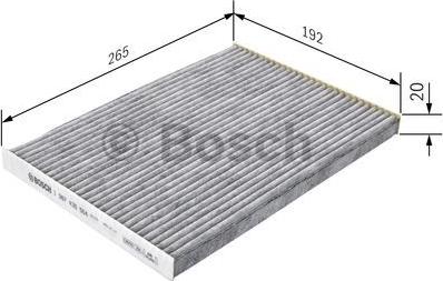 BOSCH 1 987 435 554 - Suodatin, sisäilma inparts.fi