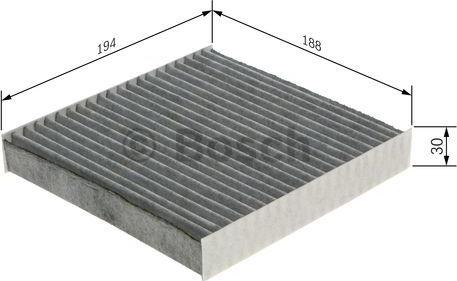 BOSCH 1 987 435 589 - Suodatin, sisäilma inparts.fi