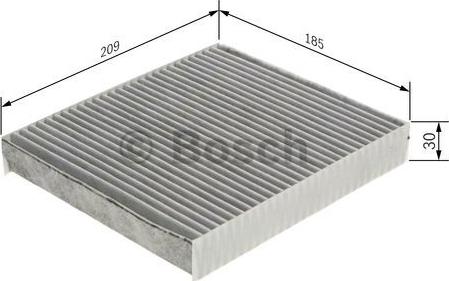 BOSCH 1 987 435 570 - Suodatin, sisäilma inparts.fi