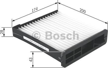 BOSCH 1 987 435 009 - Suodatin, sisäilma inparts.fi