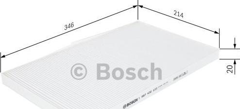 BOSCH 1 987 432 033 - Suodatin, sisäilma inparts.fi