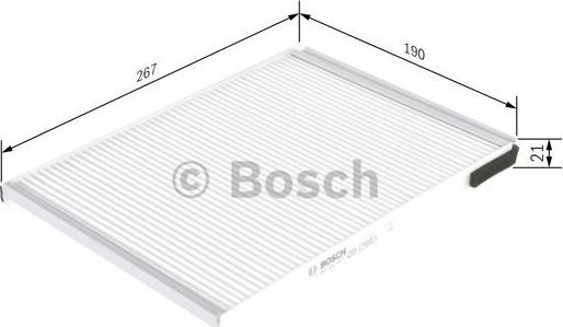 BOSCH 1 987 432 077 - Suodatin, sisäilma inparts.fi