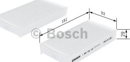 BOSCH 1 987 432 167 - Suodatin, sisäilma inparts.fi