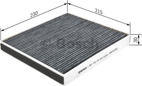 BOSCH 1 987 432 319 - Suodatin, sisäilma inparts.fi