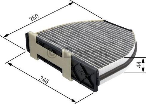 BOSCH 1 987 432 326 - Suodatin, sisäilma inparts.fi