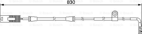 BOSCH 1 987 474 958 - Kulumisenilmaisin, jarrupala inparts.fi