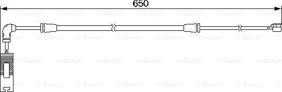 BOSCH 1 987 474 960 - Kulumisenilmaisin, jarrupala inparts.fi