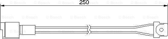 BOSCH 1 987 474 905 - Kulumisenilmaisin, jarrupala inparts.fi