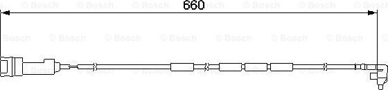 BOSCH 1 987 474 908 - Kulumisenilmaisin, jarrupala inparts.fi