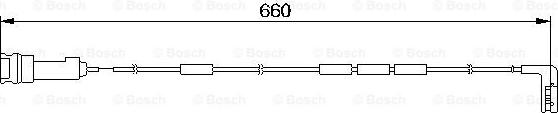 BOSCH 1 987 474 930 - Kulumisenilmaisin, jarrupala inparts.fi