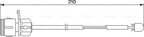 BOSCH 1 987 474 938 - Kulumisenilmaisin, jarrupala inparts.fi