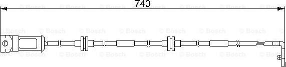 BOSCH 1 987 474 933 - Kulumisenilmaisin, jarrupala inparts.fi