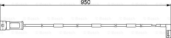 BOSCH 1 987 474 928 - Kulumisenilmaisin, jarrupala inparts.fi