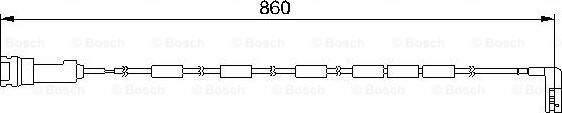 BOSCH 1 987 474 970 - Kulumisenilmaisin, jarrupala inparts.fi