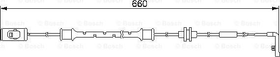 BOSCH 1 987 474 972 - Kulumisenilmaisin, jarrupala inparts.fi