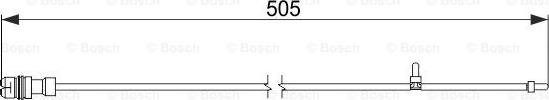 BOSCH 1 987 474 593 - Kulumisenilmaisin, jarrupala inparts.fi