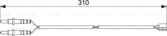 BOSCH 1 987 474 519 - Kulumisenilmaisin, jarrupala inparts.fi