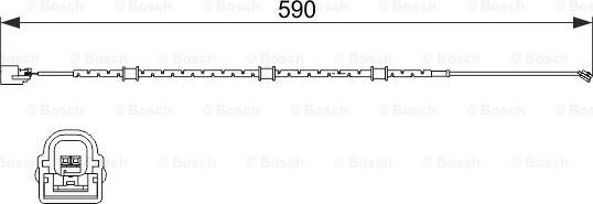 BOSCH 1 987 474 513 - Kulumisenilmaisin, jarrupala inparts.fi