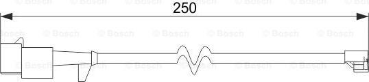 BOSCH 1 987 474 574 - Kulumisenilmaisin, jarrupala inparts.fi