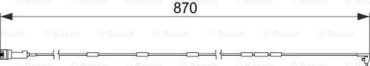 BOSCH 1 987 474 578 - Kulumisenilmaisin, jarrupala inparts.fi