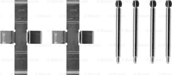 BOSCH 1 987 474 055 - Tarvikesarja, jarrupala inparts.fi