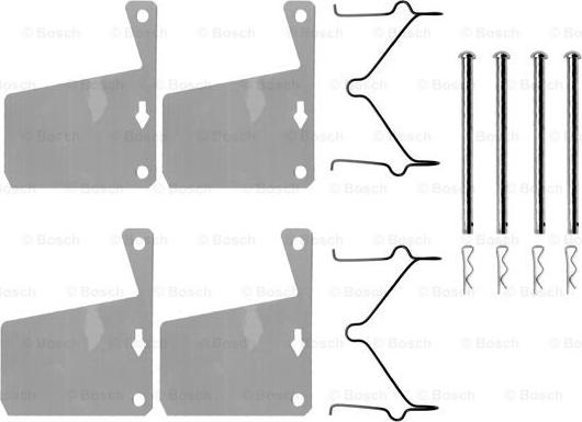 BOSCH 1 987 474 071 - Tarvikesarja, jarrupala inparts.fi